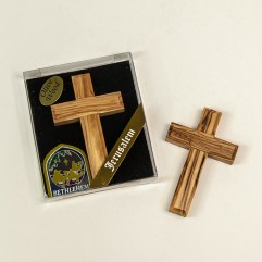 Olive Wood Hand Cross - CR-1470A-8